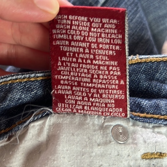 MAKERS Of True Originals Medium Blue Wash Straight Ankle Jeans Size 29 - Picture 12 of 15